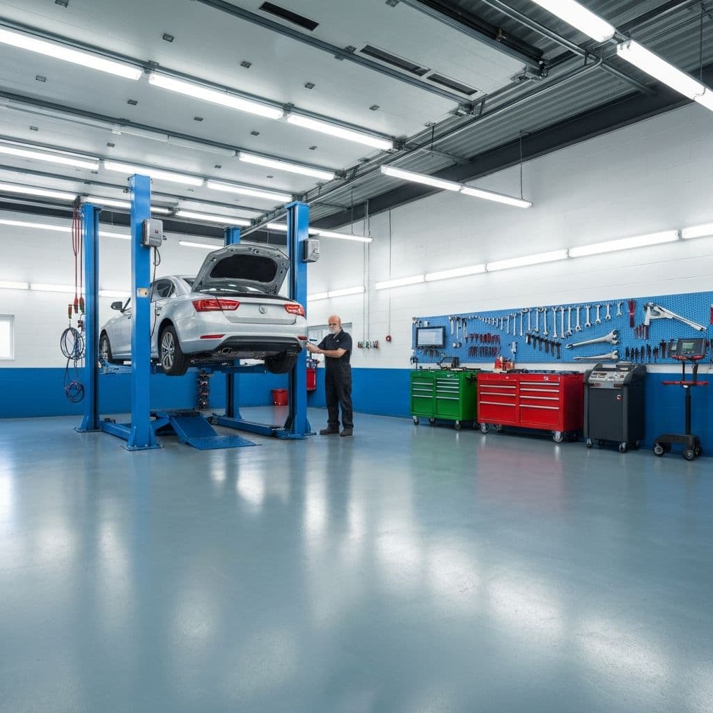 E&D Auto Works shop interior