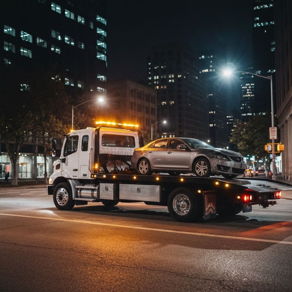 24/7 emergency towing service